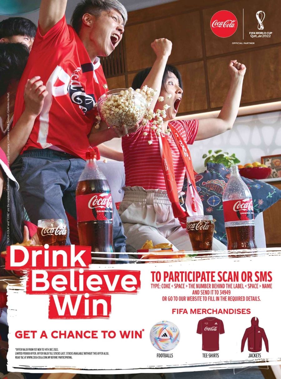 Coca Cola Kicks Off Drink Believe Win Campaign Nepal Minute 